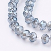 Electroplate Glass Beads Strands LS-EGLA-D020-10x8mm-59-3