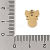Christmas Theme Ion Plating(IP) 304 Stainless Steel Enamel Pendants STAS-Z083-09G-05-3