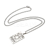 Non-Tarnish 304 Stainless Steel Pendant Necklaces LS-NJEW-L118-02P-01-2