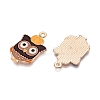 Thanksgiving Day Theme Alloy Enamel Pendants ENAM-T020-35D-2