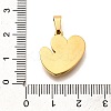 304 Stainless Steel Pendants LS-STAS-B079-02G-01-3