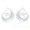 Non-Tarnish 201 Stainless Steel Pendants STAS-N090-LA945-1-1
