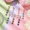 7Pcs 7 Styles Natural Gemstone Pendant Decorations HJEW-JM02039-2