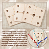 24Pcs Wood Tool for Knitting Loom Accessories TOOL-GA0001-90B-01-4