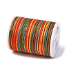 Segment Dyed Twisted Waxed Polyester Cord YC-C003-01E-2