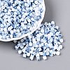 Opaque Picasso Glass Beads SEED-Q039-05A-A02-1