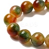 Natural Dyed White Jade Beads Strands G-M402-C04-26-4