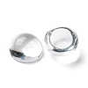 Transparent Half Round Glass Cabochons X-GGLA-R027-18mm-3