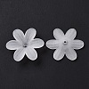 6-Petal Transparent Acrylic Bead Caps LS-X-OACR-A017-14-2
