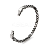 Viking 304 Stainless Steel Open Cuff Bangles for Men BJEW-U001-07E-G-1