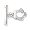 Rack Plating Eco-Friendly Brass Toggle Clasps KK-S403-14P-1