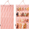 Wall-mounted Non-woven Fabric Claw Hair Clips Storage Bag PW-WG68544-01-1