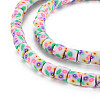 Handmade Polymer Clay Bead Strands X-CLAY-T020-10C-3