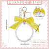 26Pcs Acrylic & Polyester Bowknot & Alloy Enamel Pendant Decoration HJEW-PH01949-2