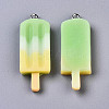 Rainbow Resin Pendants CRES-S359-30B-3