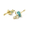 Rack Plating Alloy Enamel Pendants ENAM-M051-02G-A-3