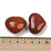 Heart Natural Red Jasper Palm Stones G-C186-02F-3