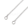 1.5MM Brass Cable Chain Necklace Making NJEW-D302-75P-2
