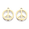 201 Stainless Steel Charms STAS-T044-215G-1
