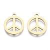 201 Stainless Steel Charms STAS-T044-215G-1