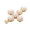 Rack Plating Brass with ABS Imitation Pearl X-KK-Q017-13G-2