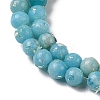 Assembled Natural Dolomite and Synthetic Opal Beads Strands G-Q017-G06-01A-1-5