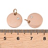 316 Surgical Stainless Steel Pendants STAS-J038-06RG-3