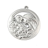 304 Stainless Steel Pendants STAS-D376-31P-1