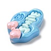 Opaque Resin Cabochons LS-RESI-K026-02E-3