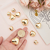 10Pcs 5 Styles Brass Pendants KK-BBC0022-65-3