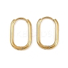 304 Stainless Steel Oval Hoop Earrings X-EJEW-K268-36G-4