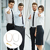 Brass Tie Clip AJEW-FG0003-09-5