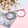 Adjustable Nylon Thread Braided Bead Bracelets BJEW-JB06058-6