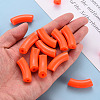Opaque Acrylic Beads MACR-S372-001B-S026-5