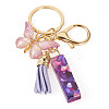 Resin Butterfly Pendant Keychains KEYC-TAC0034-03I-2