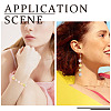 180Pcs 9 Colors Gradient Color Transparent Acrylic Beads OACR-TA0003-40-8