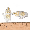 304 Stainless Steel Pendants STAS-T068-60GP-3