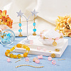3 Sets 3 Styles DIY Lampwork Beads & Alloy Pendant & Link & Bead Caps Jewelry Findings Kits DIY-TA0011-60-7