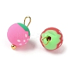 Handmade Polymer Clay Pendants CLAY-I012-01G-2