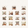 30Pcs 15 Styles PET Stickers STIC-P018-C04-1