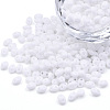 Opaque Luster Czech Glass Seed Beads SEED-N004-005-D02-1