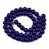 Opaque Solid Color Glass Beads Strands GLAA-T032-P8mm-03-3