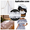 10M Cotton Mesh Pleated Elastic Lace Ribbon OCOR-DR0001-06-7