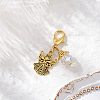 Tibetan Style Alloy Angel Pendant Decorations HJEW-JM03837-01-1