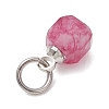 Natural Multicolor Tourmaline Faceted Cube Charms PALLOY-JF05111-02-5