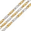 Two Tone 304 Stainless Steel Lumachina Chains CHS-P028-06A-1