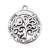 Mother's Day Theme Tibetan Style Alloy Pendnats FIND-CJC0018-54C-1