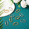 10Pcs 2 Colors Ion Plating(IP) 304 Stainless Steel Screw Carabiner Lock Charms FIND-TA0005-44-6