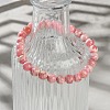 Natural Argentina Rhodochrosite Beaded Stretch Bracelets BJEW-L700-01A-3