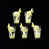 Imitation Fruit Tea Resin Pendants CRES-S359-31H-1